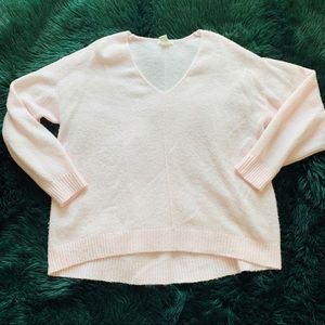 Cute slouchy oversized h&m pink sweater size small